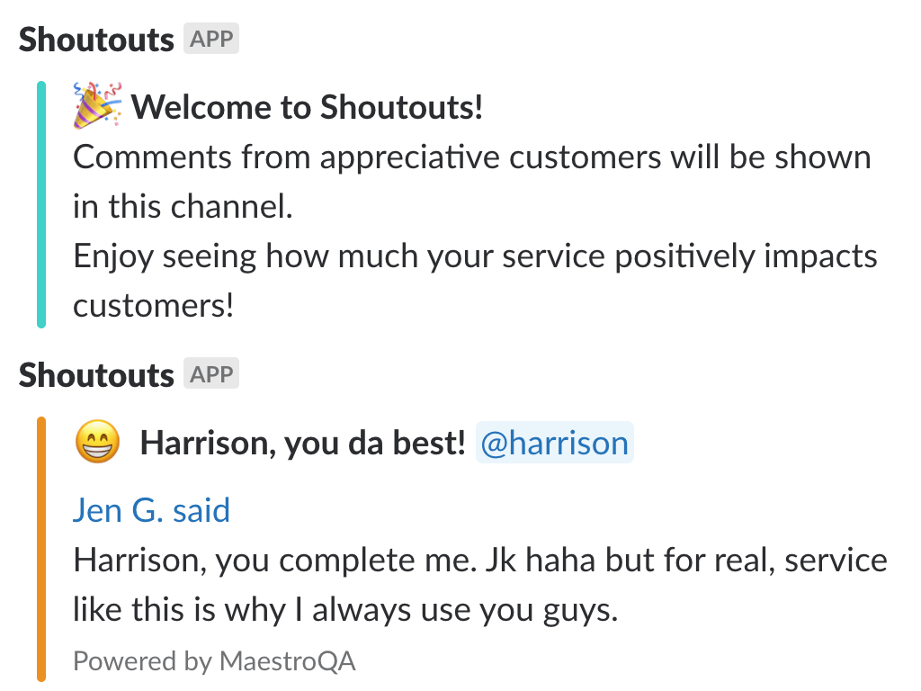 Maestro QA Agent Slack Shoutouts thumbnail 3